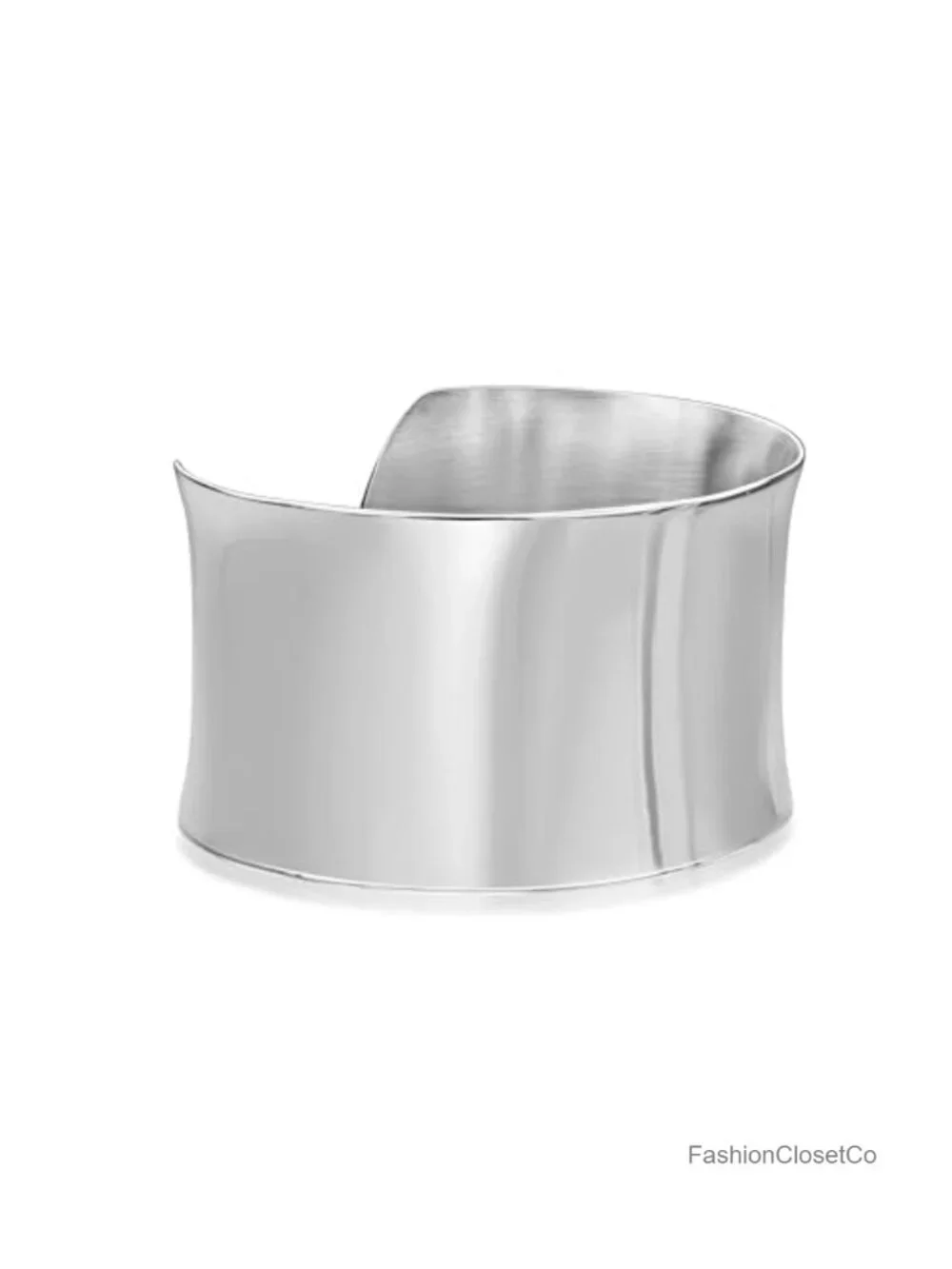 7 Inches Long Wide Open Cuff Bangle Bracelet for Women